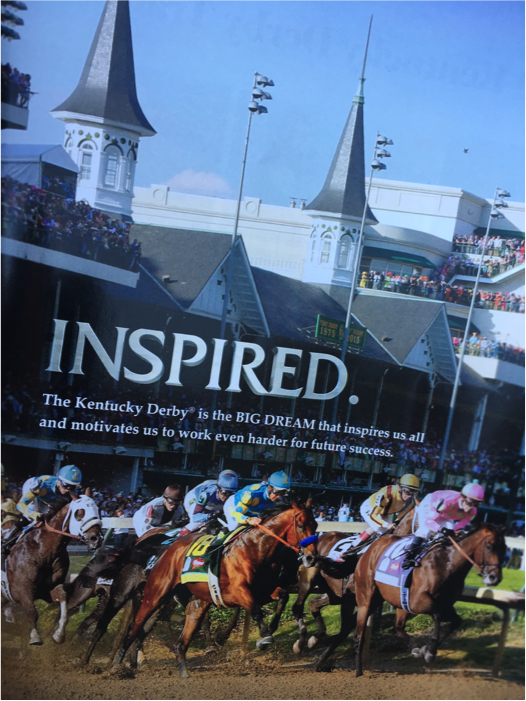 inspired corporate culture - Kentucky Derby Ad
